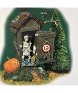 Dept 56 Halloween Village Haunted Outhouse battery powered Lights up 53068 - $442.06 MXN
