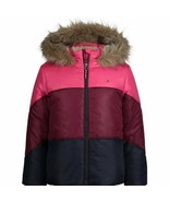 MSRP $110 Tommy Hilfiger Little Girls Colorblock Hooded Puffer Jacket Si... - $299.64 MXN
