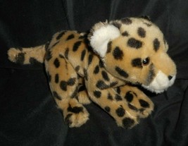 12&quot; ANIMAL ALLEY BABY SPOTTED LEOPARD JAGUAR CHEETAH STUFFED ANIMAL PLUS... - £18.82 GBP