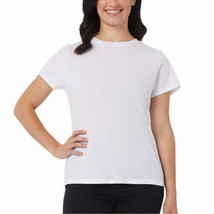 32 DEGREES Womens Ultra Soft Cotton 1 Piece T-Shirt Size X-Large Color White - £27.24 GBP