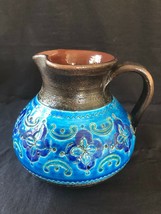 Aldo Londi pour Bitossi. Vase / Cruche En Rimini-Blue Lustré Céramique - $279.00