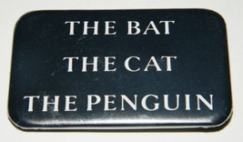 Batman Returns Movie The Bat The Cat The Penguin Promo Button / Pin 1991... - $7.84