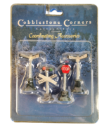NIP Vintage Cobblestone Corners Coordinating Accessories Street Signs St... - $6.20