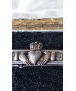 Antique Vintage 1938 Anson Sterling Silver Celtic CLADDAGH TIE CLIP-Hall... - $2,051.03 MXN