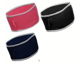 Fleece Headband Sport Headband Helmet &amp; Ponytail Compatible Choose Color... - £10.40 GBP