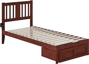 AFI Tahoe Twin Extra Long Bed with Foot Drawer and USB Turbo Charger in ... - $468.99