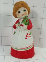 JASCO Collector Bell  Girl in a red and white dress   396 - £5.49 GBP