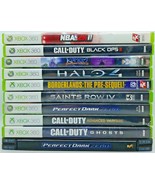 XBOX 360 lot of 10 games (Perfect..., NBA2K11..., Kameo..., Halo4, Call ... - $1,848.69 MXN