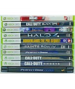 XBOX 360 lot of 10 games (Perfect..., NBA2K11..., Kameo..., Halo4, Call ... - £76.89 GBP