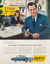 1958 Hertz Vintage Print Ad More People By Far Use Hertz Rent A Car Travel - $14.45