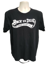 Rock Is Dead and Paper Killed It Adult Black XL TShirt - $371.72 MXN