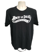 Rock Is Dead and Paper Killed It Adult Black XL TShirt - $371.72 MXN
