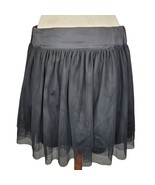 Black Tull Mini Skirt Size Medium - £19.75 GBP