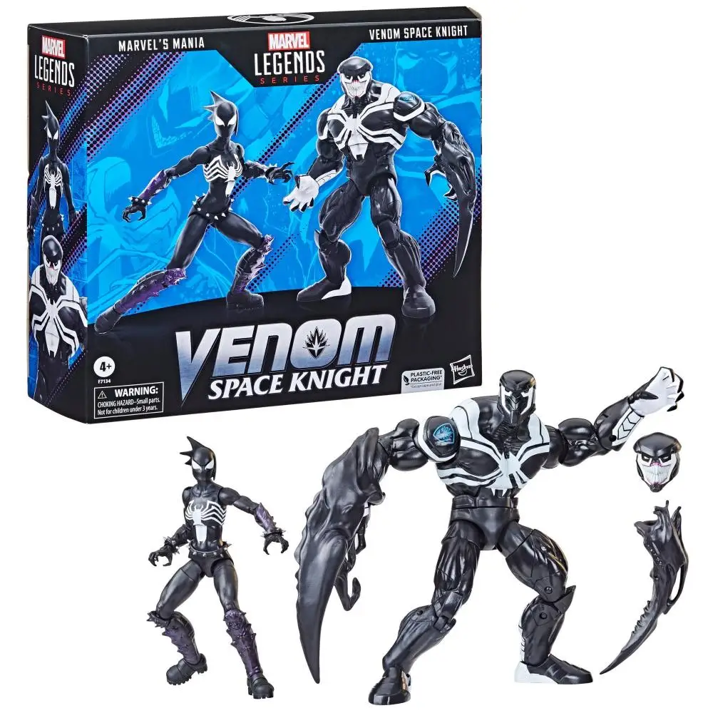 Hasbro Marvel Legends Series Venom Space Knight and Marvel&#39;s Mania 6 Inch Action - £139.51 GBP