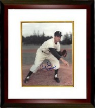 Carl Erskine signed Brooklyn Dodgers 8x10 Photo Custom Framed - $74.00