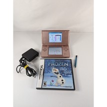 Nintendo DS Lite Handheld Console Metallic Rose (USG-001) Game Stylus Charger - $64.99