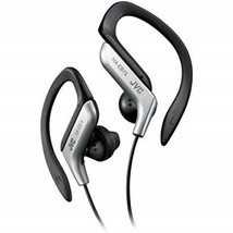 JVC Haeb75S Sport Clip Headphone Silver, Earbuds, In-Ear NEW! FAST  - $40.99