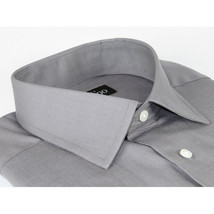 Men Mondego 100% Soft Cotton Dress Classic shirt Long Sleeves sn100 gray Solid image 3