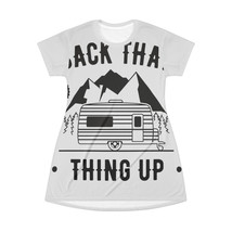 Personalized T-Shirt Dress: Back That Thing Up, 100% Wild, Humor, Graphi... - £33.78 GBP+