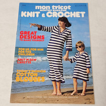 Mon Tricot Knit &amp; Crochet Magazine MD32 Great Designs to Make Yourself Layette - $12.98