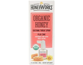 HoneyWorks Adult Throat Spray for Sore Throat Relief, 1 Oz, Soothing Non... - $13.61 CAD
