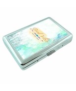 Good Vibes Em1 Hip Silver Cigarette Case Id Holder Metal Wallet 4" X 2.75" RFID  - $7.95