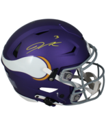 Jordan Addison Autographed Vikings 2023 Alt. Tribute Speedflex Helmet Beckett - $995.00