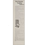 1920 Print Ad Edgeworth Plug Slice &amp; Smoking Tobacco Larus &amp; Brother Ric... - £10.65 GBP