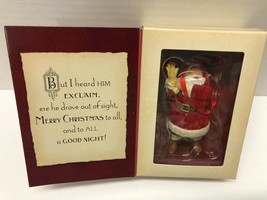 Hallmark Twas The Night Before Christmas Santa Claus Ornament - £8.50 GBP