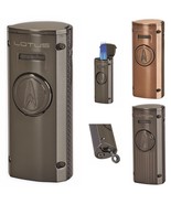 Lotus Minister Table Cigar Lighter Quad Flames Cigar Punch Choose Color - $136.75 CAD