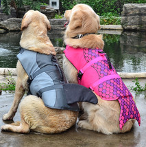Mermaid Shark Pet Dog Swimming Life Vest Adjustable Dog Life Jacket for Small La - £19.11 GBP+