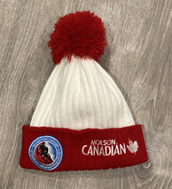 Hockey Hall Of Fame Molson Canadian Knit Cap Winter Beanie GENTLY WORN - $17.59