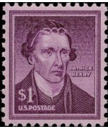 1955 $1 Patrick Henry, Liberty Series Scott 1052 Mint F/VF NH - $7.61 CAD