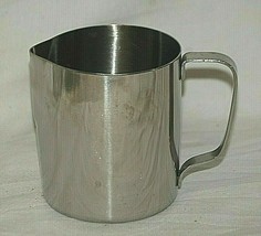 Pitcher Jug Syrup Honey Milk Server 10 oz Stainless Steel Kitchen Ware Unbranded - £11.86 GBP