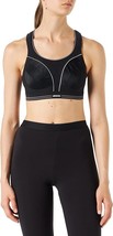 Shock Absorber Ultimate Run High Impact Sports Bra Women&#39;s Size 30A Blac... - $16.82