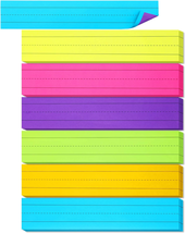 150 Sheets Sentence Strips Ruled Rainbow Sentence Strips Sentence Learning Strip - £11.21 GBP