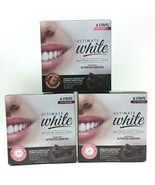 (3) Ultimate White Whitening Dental Strip Infused with Charcoal 6 Strips... - $26.73 CAD