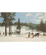 Vintage Postcard, Pine Mountain Lodge Ski School Slope, Iron Mountain, M... - £7.85 GBP