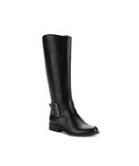 Style Co Womens 8.5 M WC Black Faux Leather Knee High Riding Boots NIB ST6 - $29.39