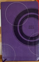 KJV  Bible Leathersoft Purple Red Letter Edition Translated - £8.87 GBP