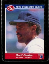 Vintage 1992 Post Cereal Collector Baseball Card #13 Of 30 Cecil Fielder Tigers - £6.66 GBP