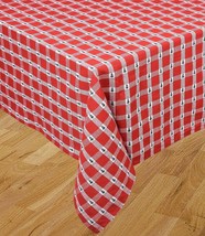 Christmas Tablecloth Christmas Trees Table Cloth Tabletop Cover Kitchen ... - £19.56 GBP