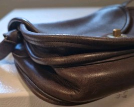 Vintage COACH Prairie Brown Leather BOHO Crossbody Bag 9954  Bin Q - $142.95