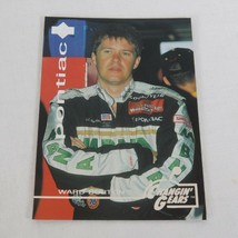 1996 Upper Deck Changin&#39; Gears Card Ward Burton RC104 VTG Hologram Collectible - £1.18 GBP