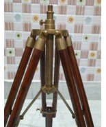 Antique Nautical Floor Standing Wooden Tripod Lamp Stand 50 Inch - £106.66 GBP