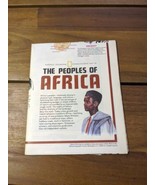 National Geographic Ethnolinguistic Map Of The Peoples Of Africa - $9.90