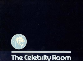 Celebrity Room Menu Engelbert MGM Grand Las Vegas 1979 - £41.71 GBP