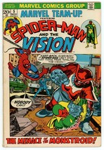 Marvel Team Up 5 VG 4.0 Marvel 1972 Bronze Age Spider-Man Vision - £9.29 GBP