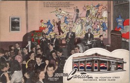 Providence Rhode Island The Canteen Dancing Juke Box Band Postcard Z5 - £8.72 GBP