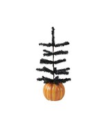 December Diamonds 29-29492 Halloween 22&quot; Black Tree Pumpkin Base Trick r... - £22.86 GBP